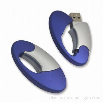 USB Flash Drives with USB1.1/2.0 Interface, 64MB to 32GB Capacity, 1,000G Shock Resistance
